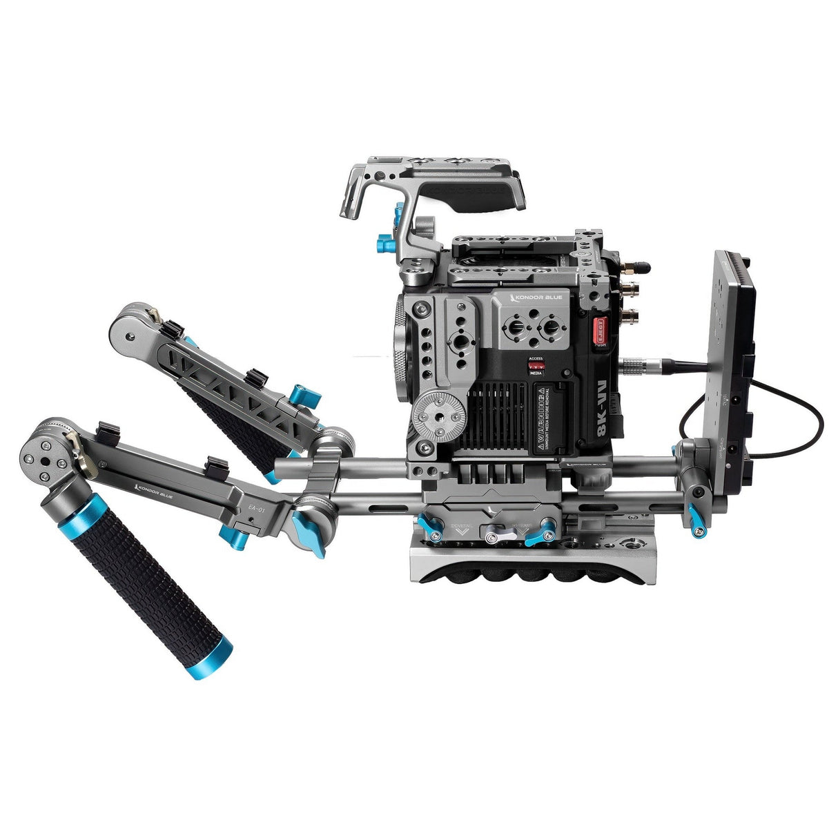 Kondor Blue RED V-RAPTOR Ultimate Rig - Gray