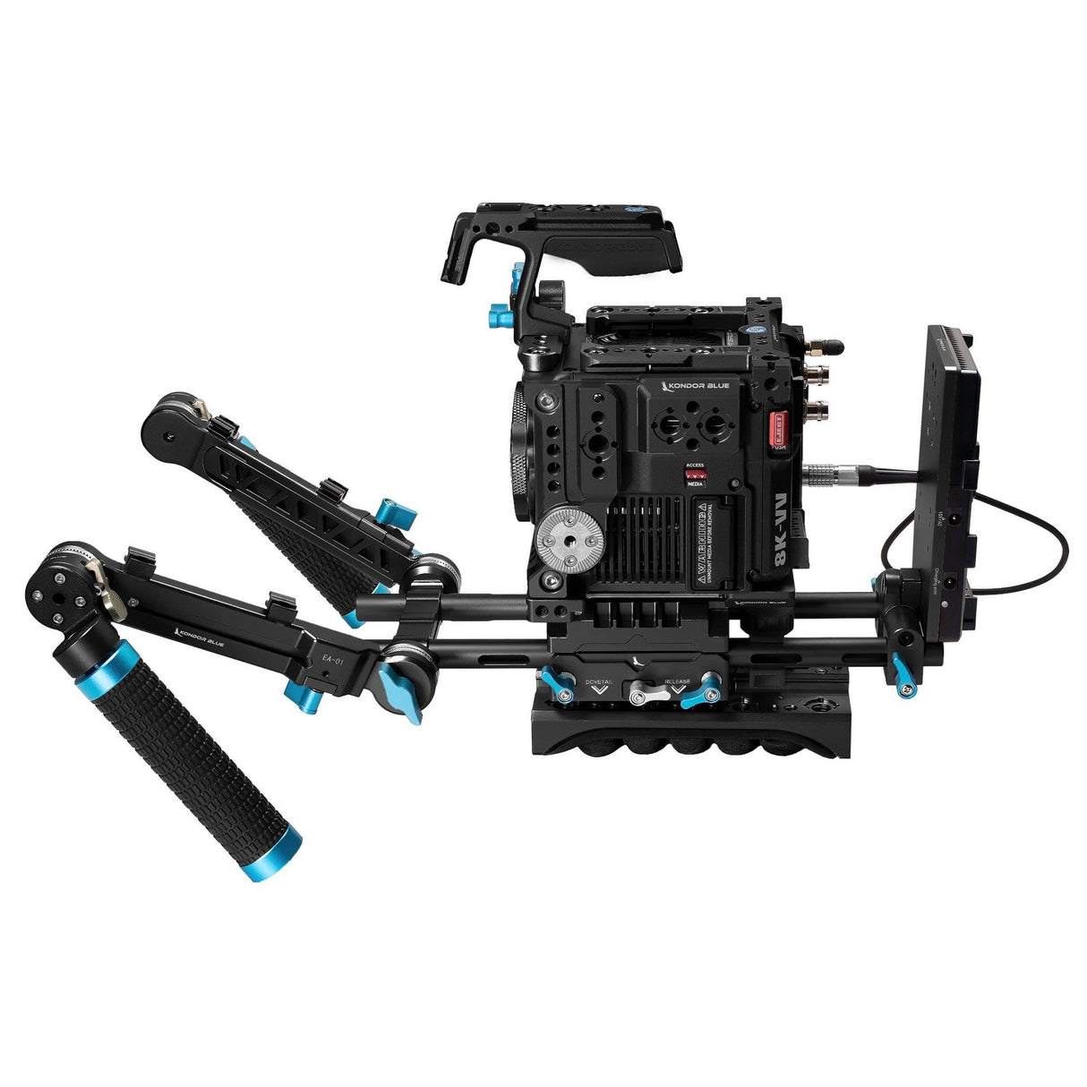 Kondor Blue RED V-RAPTOR Ultimate Rig - Black