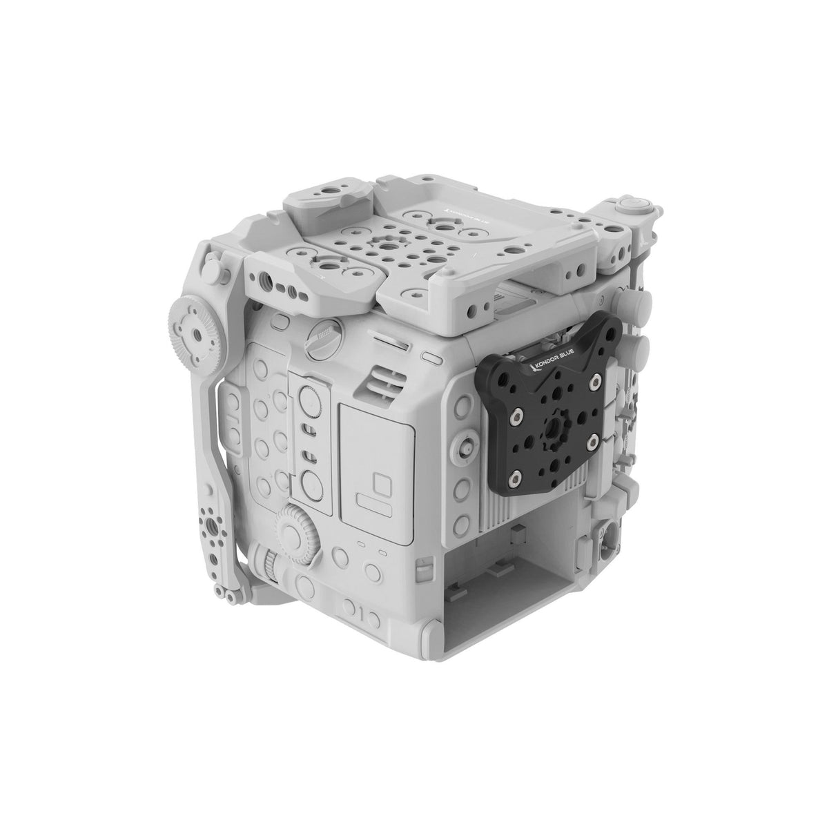 Kondor Blue Cage Accessory for Canon C400 Cage - Back Plate / Raven Black