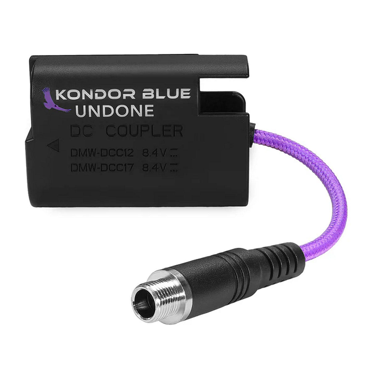 Kondor Blue x Gerald Undone 4-Inch Female Locking DC Barrel 2.1mm to Dummy Battery