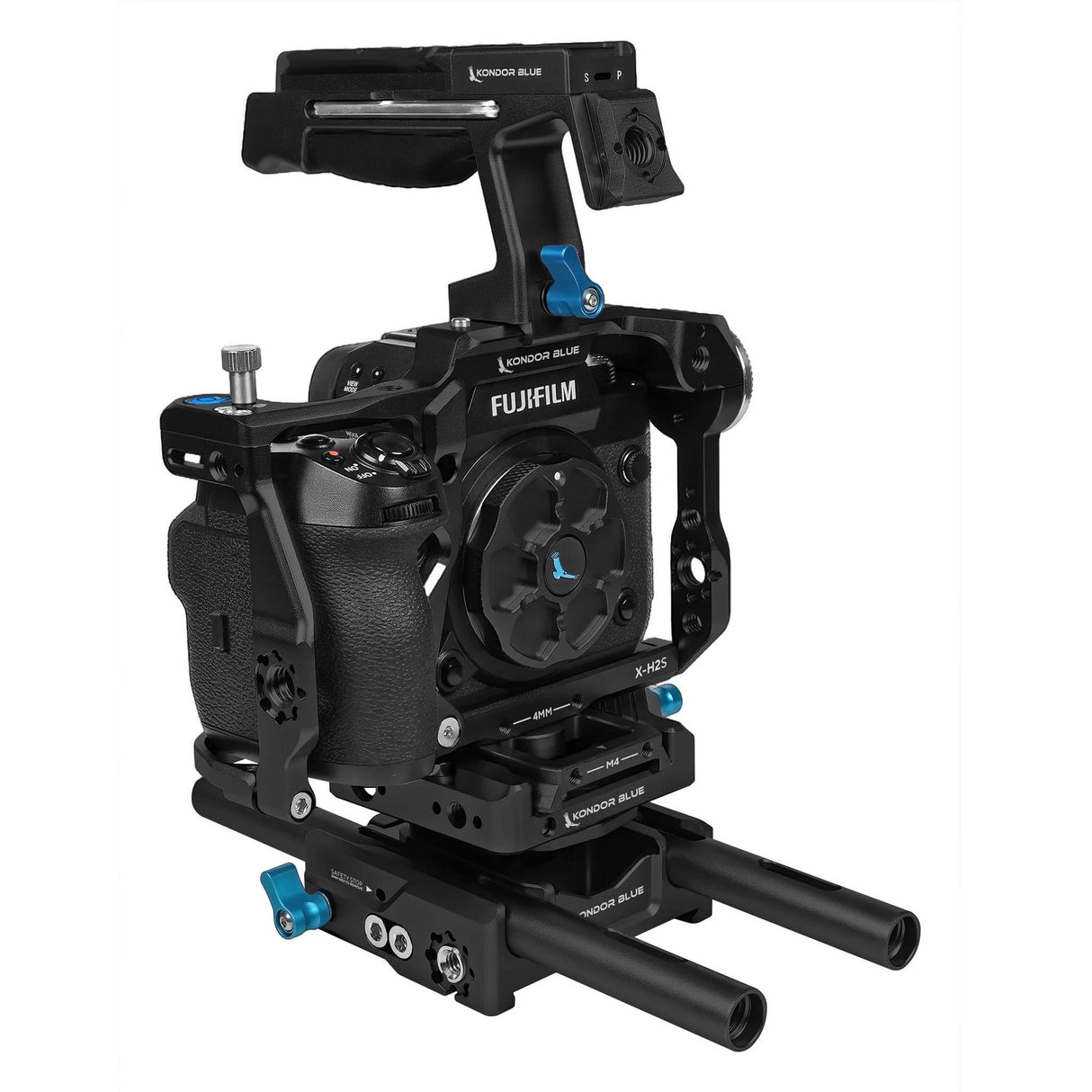 Kondor Blue Fujifilm X-H2S/ X-H2 Base Rig MKII - Raven Black