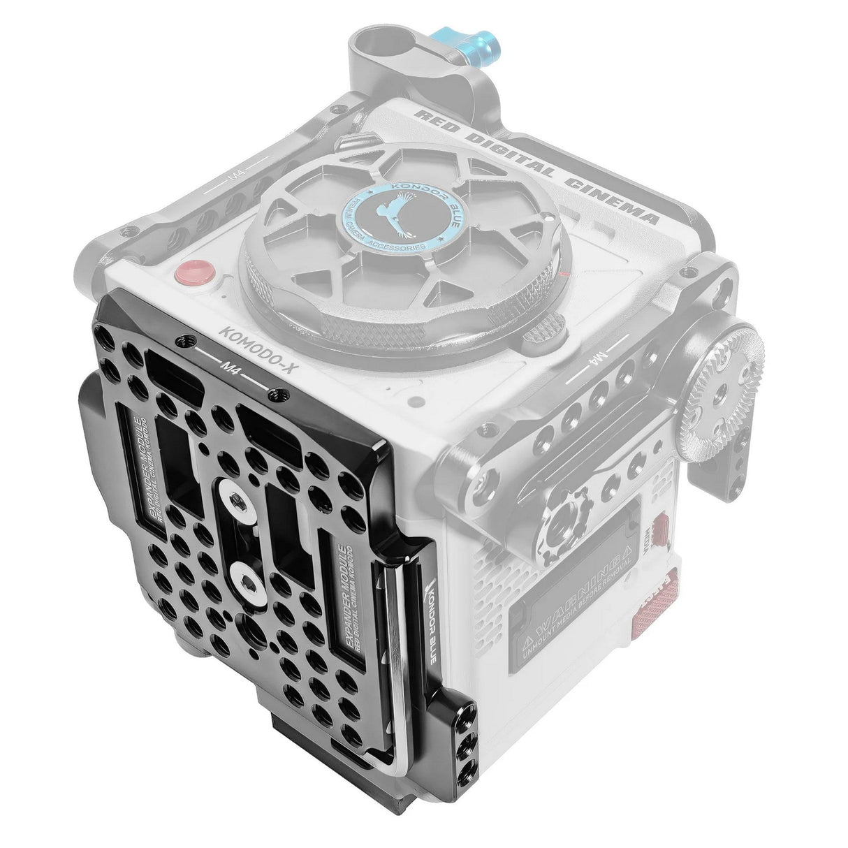 Kondor Blue RED Komodo X Bottom Plate - Space Gray