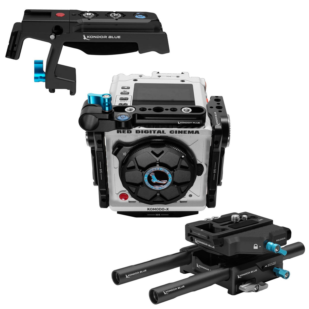 Kondor Blue RED KOMODO X Base Rig MKII - Raven Black