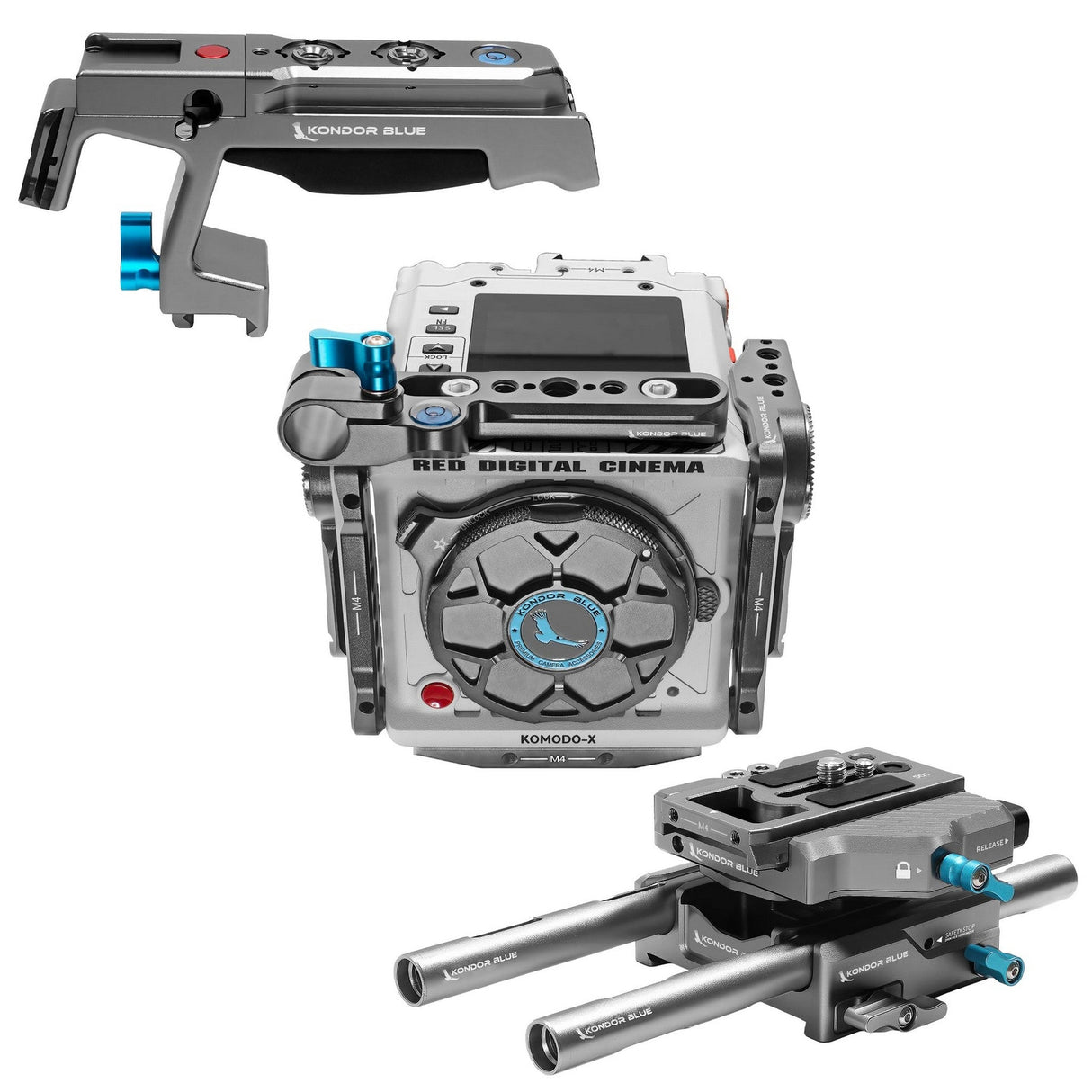 Kondor Blue RED KOMODO X Base Rig MKII - Space Gray