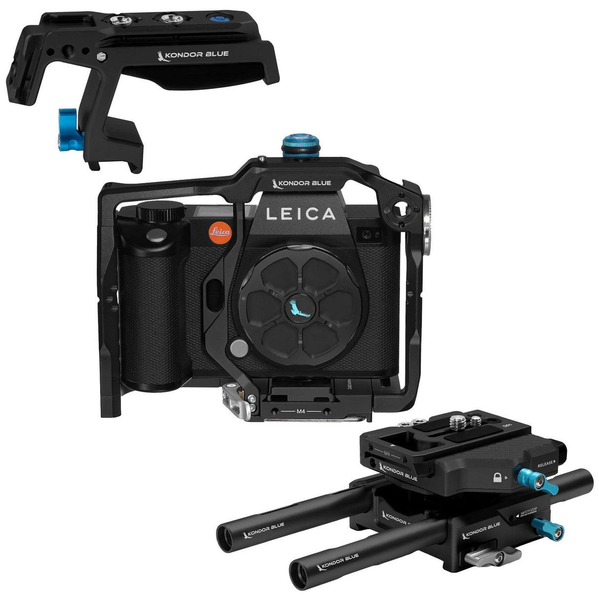 Kondor Blue Leica SL2S/SL2/SL Base Rig MKII - Raven Black