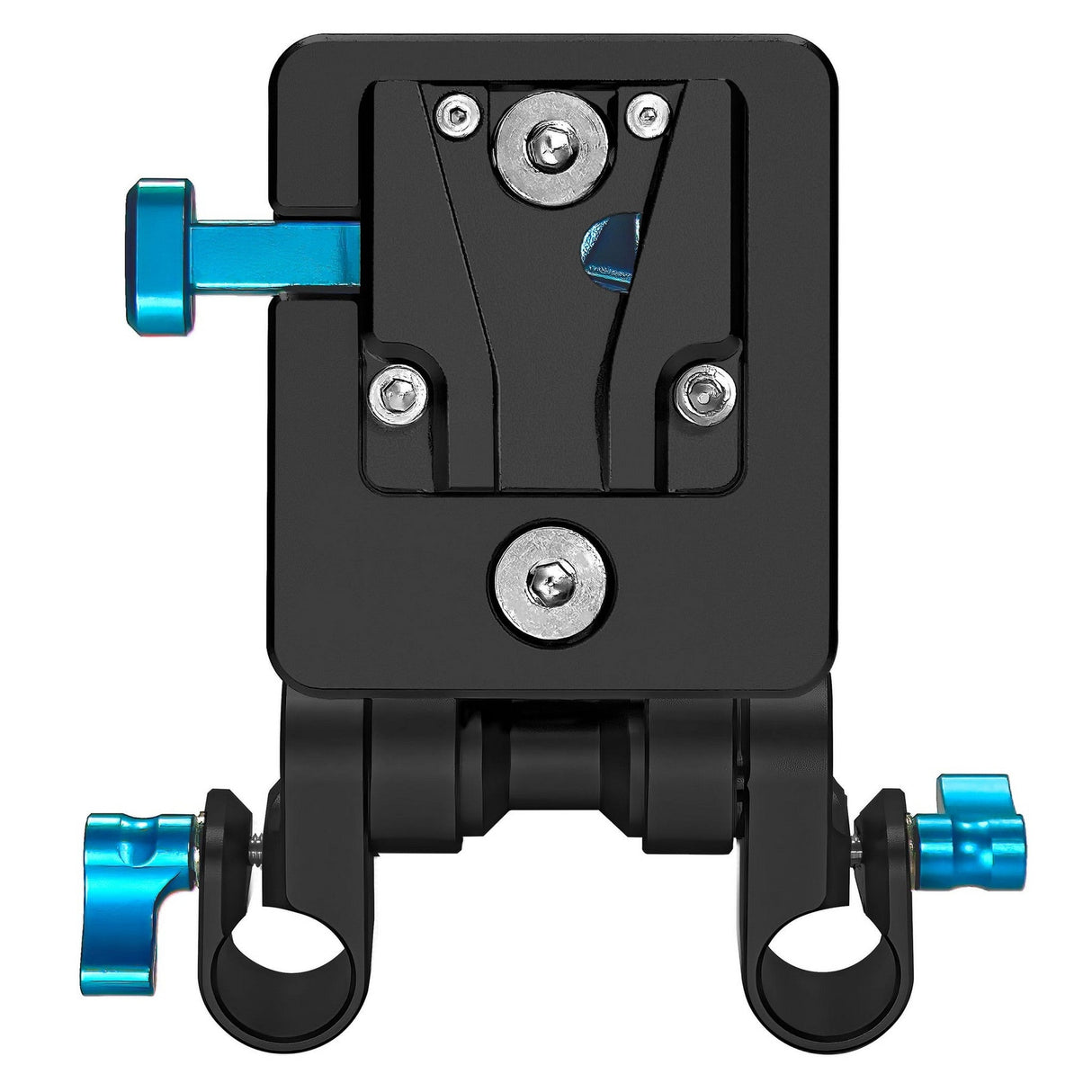 Kondor Blue Mini V-Mount Swivel Kit - Raven Black