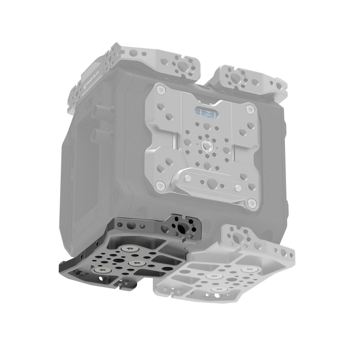 Kondor Blue Bottom Half Plate for Pyxis Cage System - Space Gray