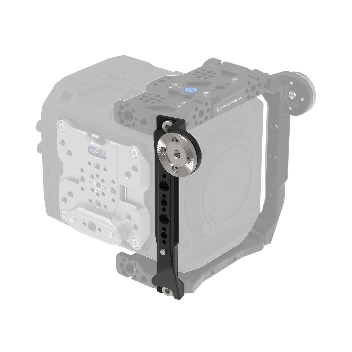 Kondor Blue Right Rosette Rib for PYXIS Cage System - Raven Black