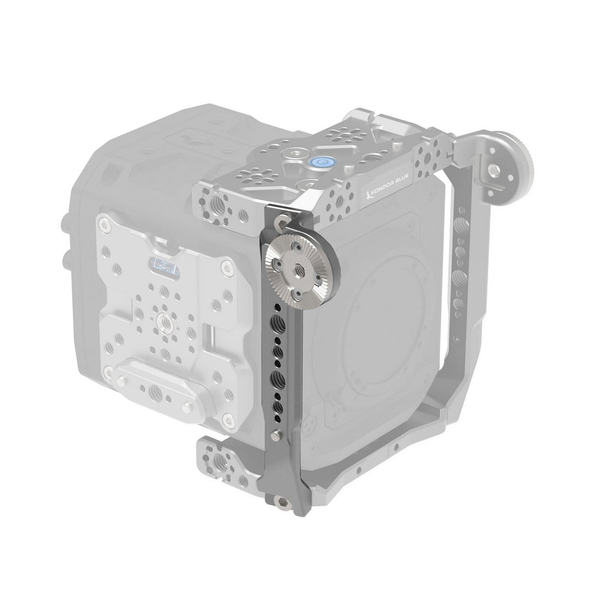 Kondor Blue Right Rosette Rib for PYXIS Cage System - Space Gray