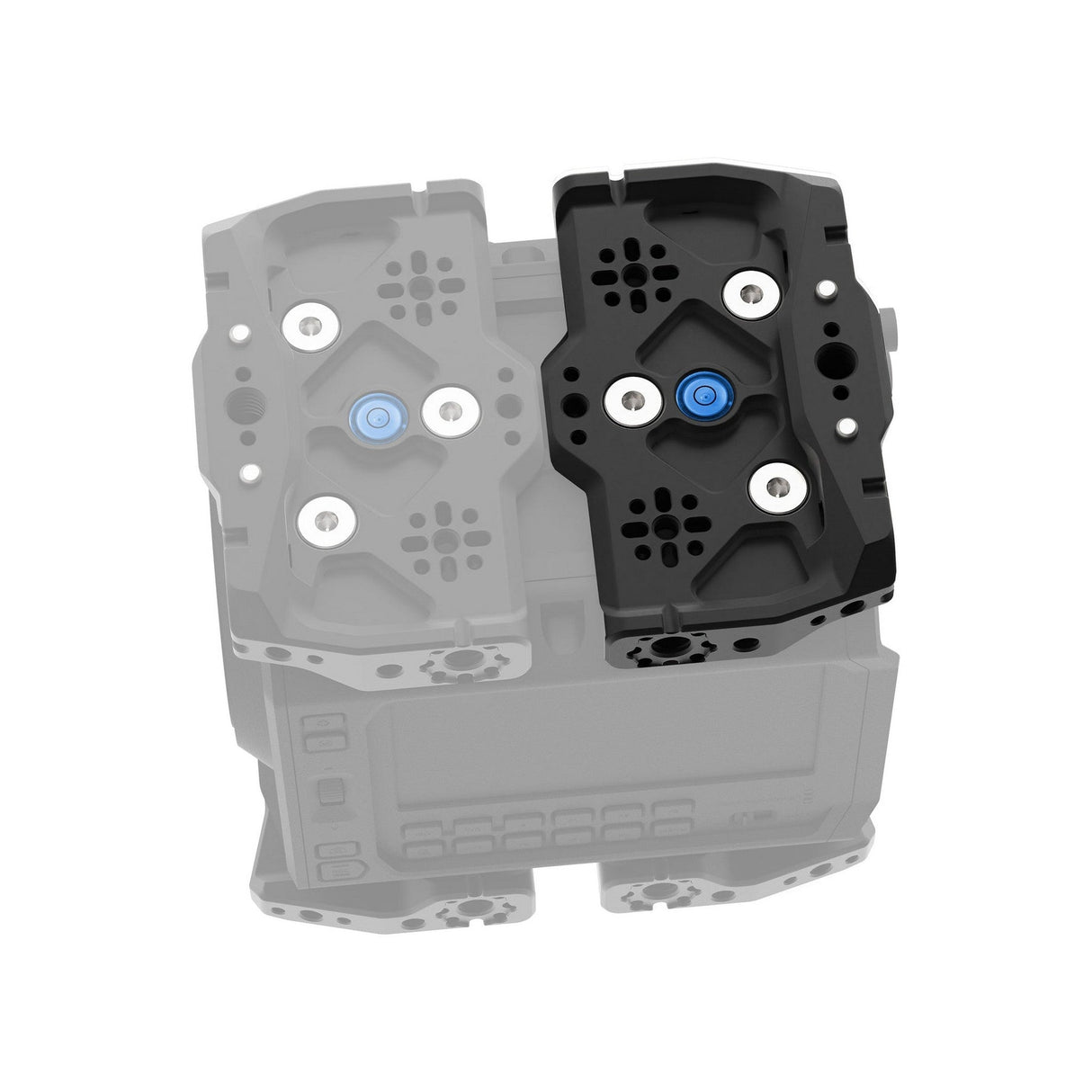 Kondor Blue Top Half Plate for Pyxis Cage System - Raven Black