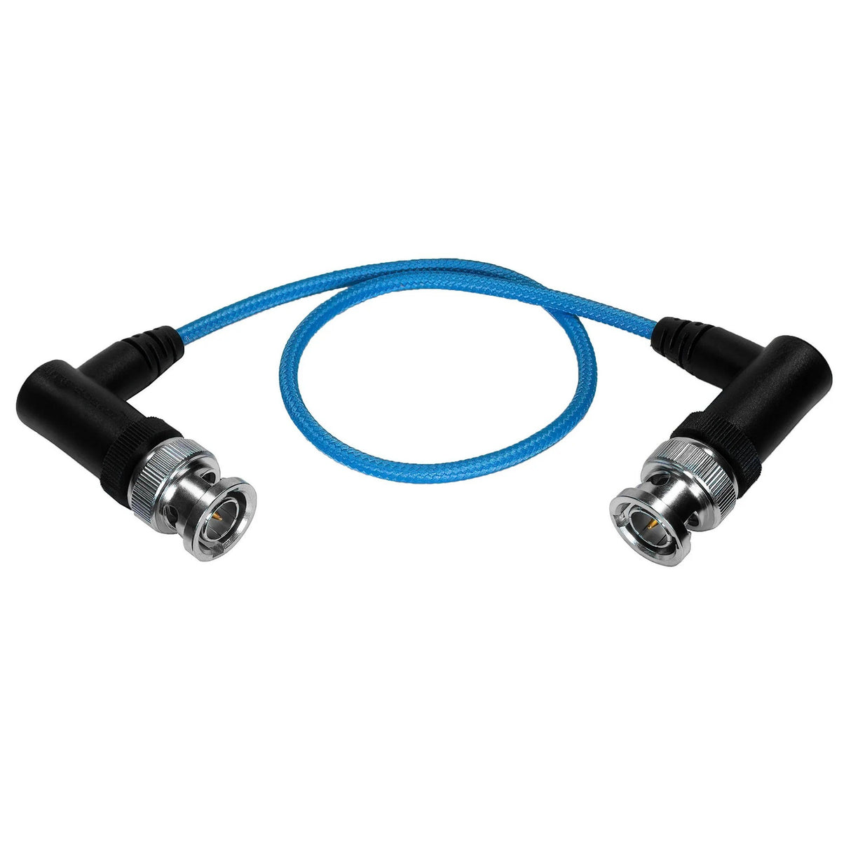 Kondor Blue Ultra Thin Right Angle BNC 3G-SDI Video Cable, 12-Inch