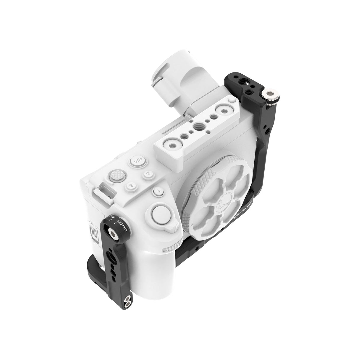 Kondor Blue Hybrid Camera Cage for Sony FX2, Raven Black