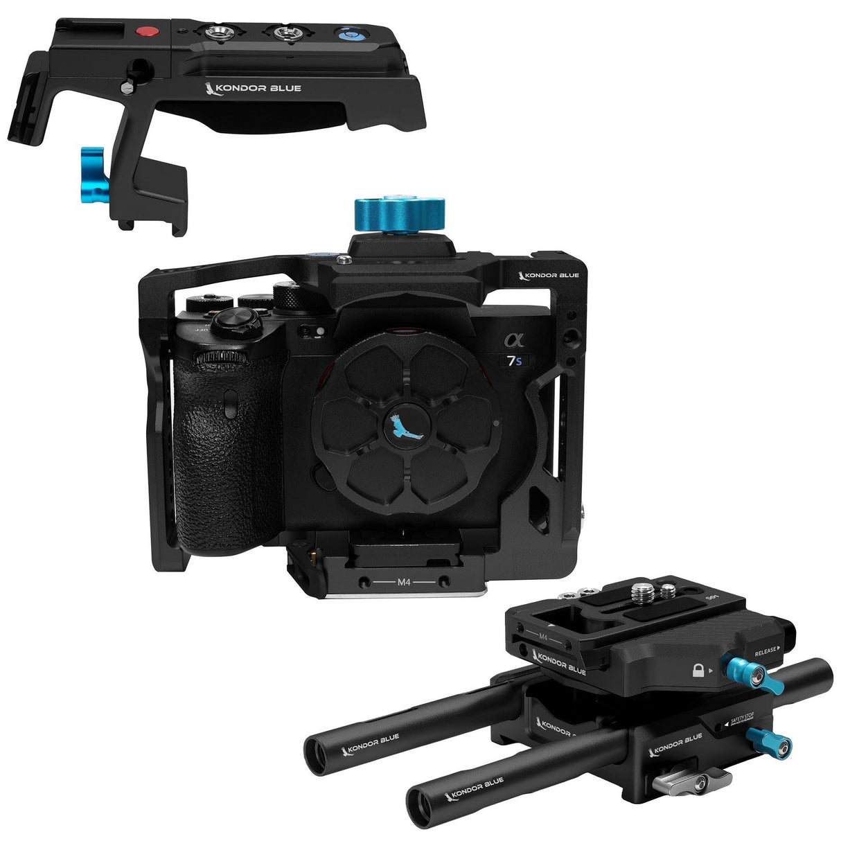 Kondor Blue Sony A1/A7 Series Base Rig MKII - Raven Black