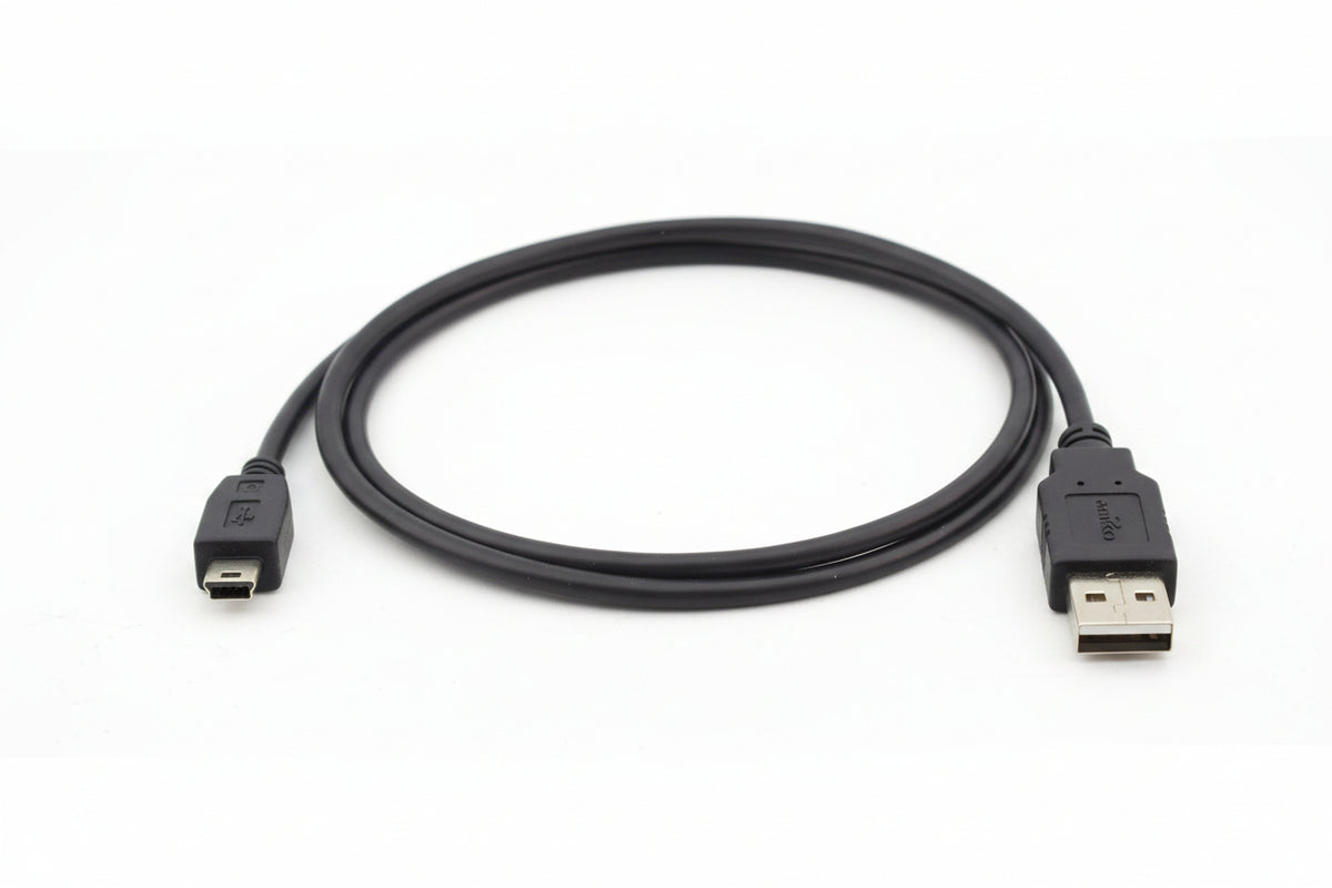Kramer C-USB/MINI5-6 USB 2.0 Type-A to Mini-B Cable, 6 Feet