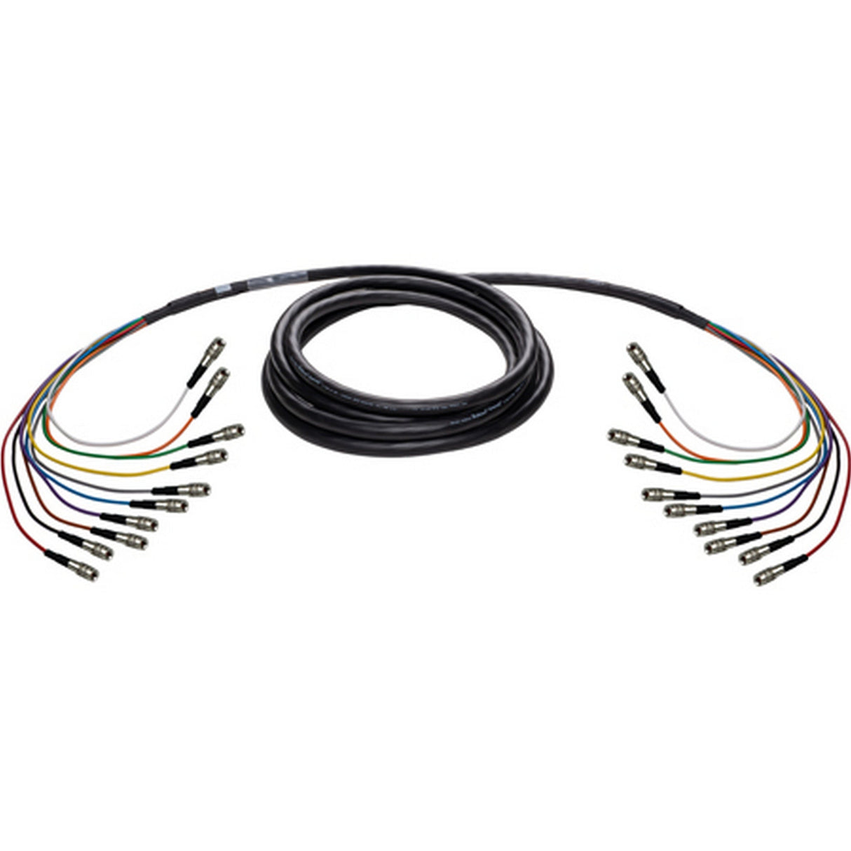Laird 4855R10-DIN Mini RG-59 DIN Male 12G-SDI/4K UHD Belden 10-Channel Snake Cable