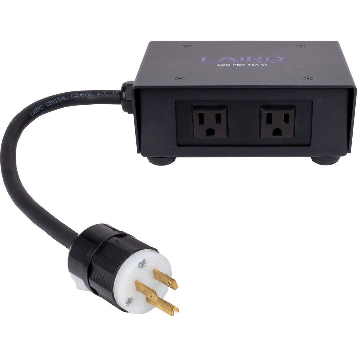 Laird LDC-PBK-15A-04 15A Power Distribution Splitter with Edison Plug