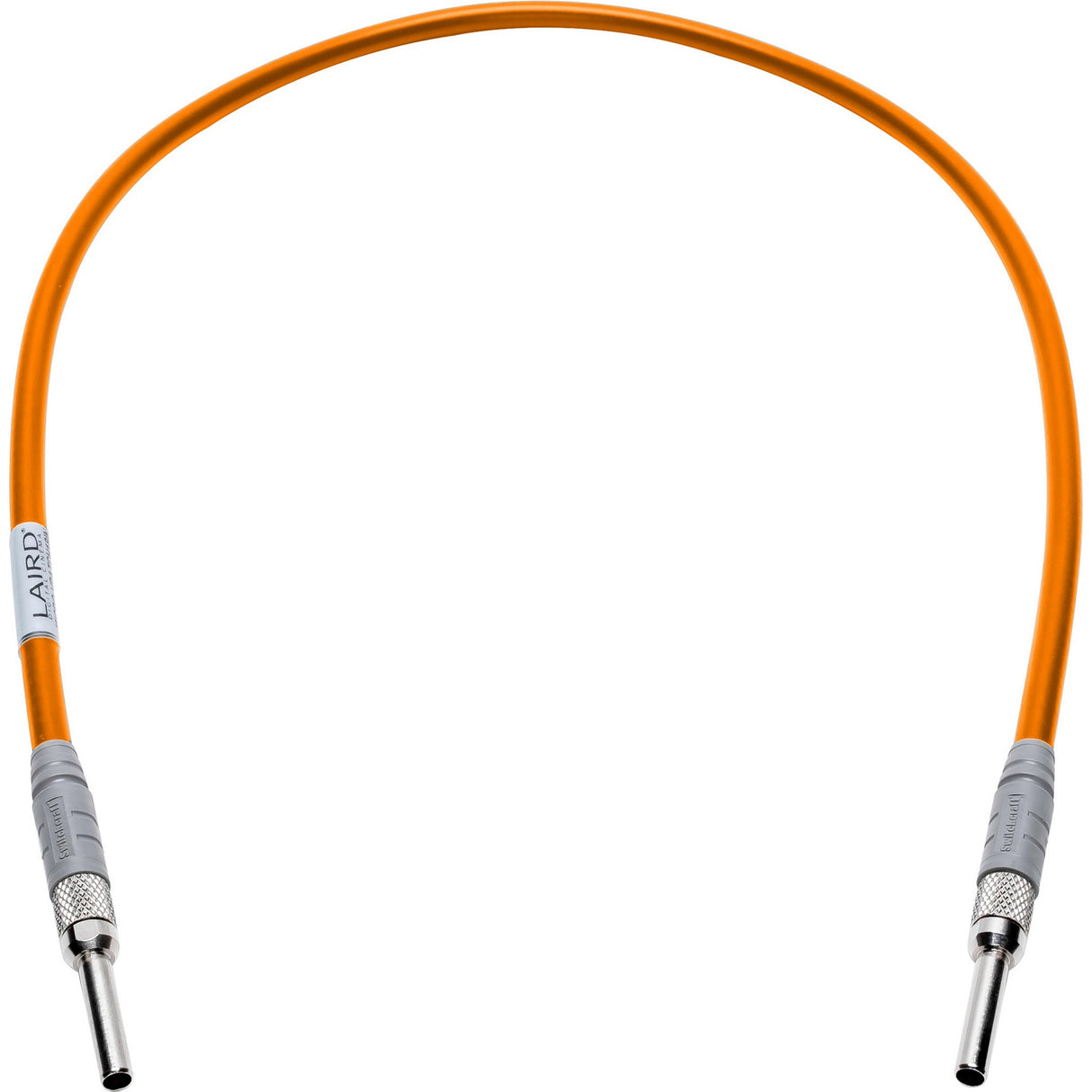 Laird MICRO-VPATCH-010OE 12G-SDI Micro Video Patch Cable, Orange, 10-Feet
