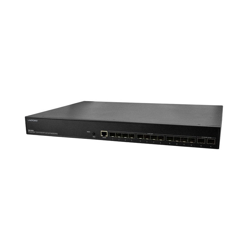 Lantronix SM12XPA-NA Managed Layer 3 10G Ethernet Fiber Switch