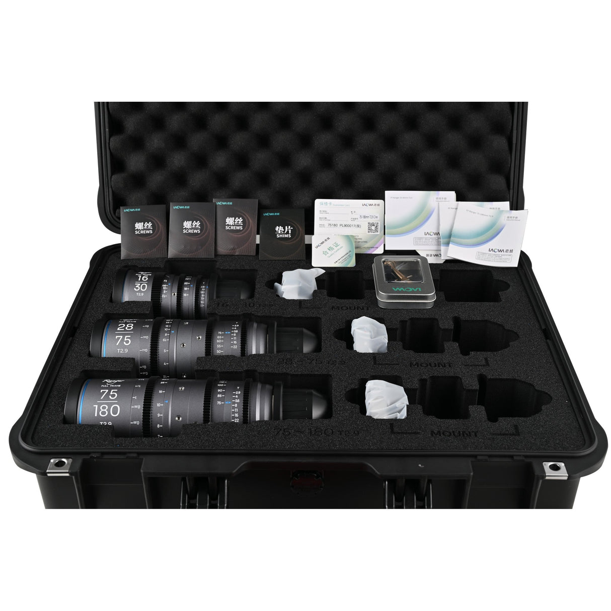 Laowa Ranger FF Compact Cine Zoom Series - Laowa Ranger FF Lite Cine Lens 3-Lens Bundle