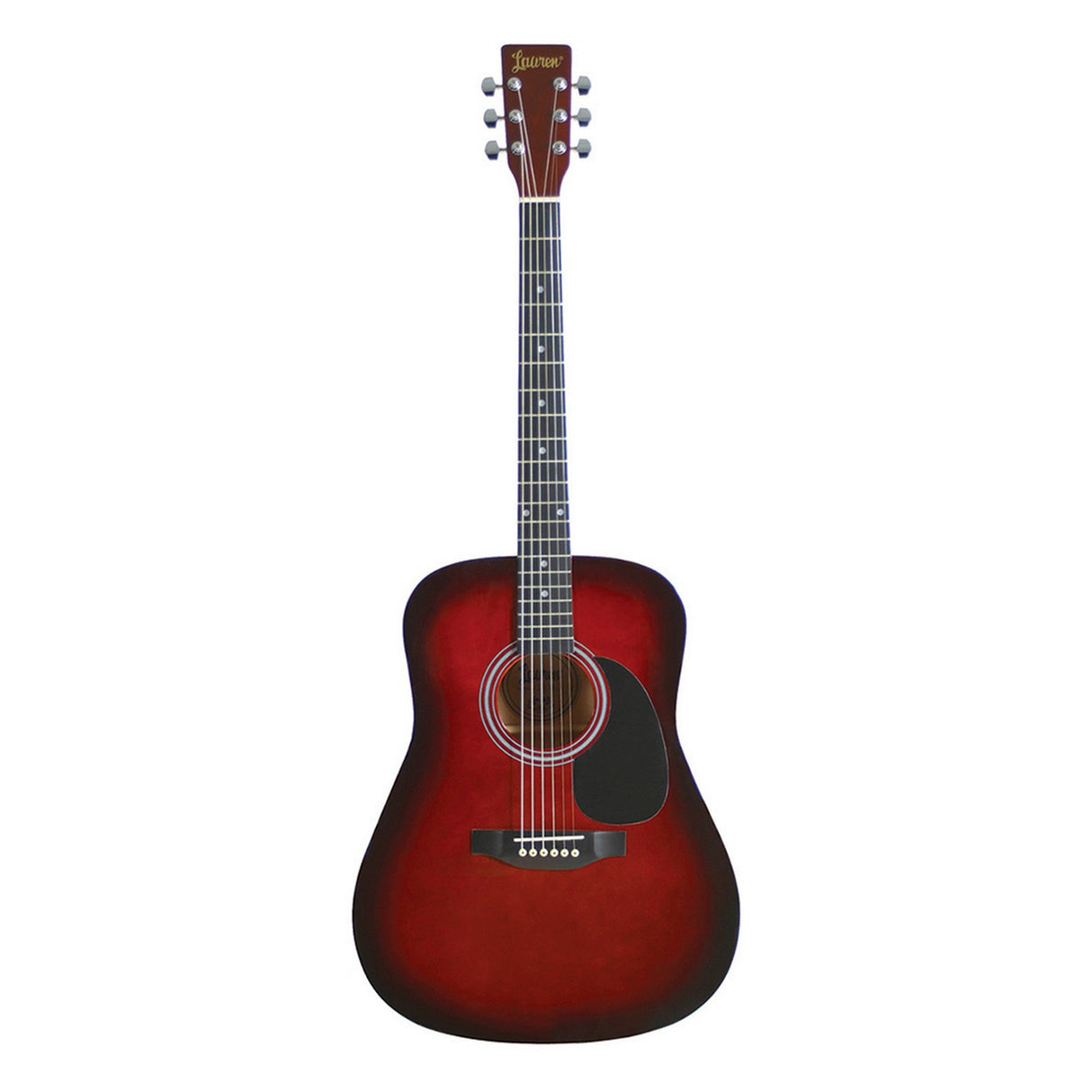 Lauren LA125BR 6-String Dreadnought Acoustic Guitar Brown