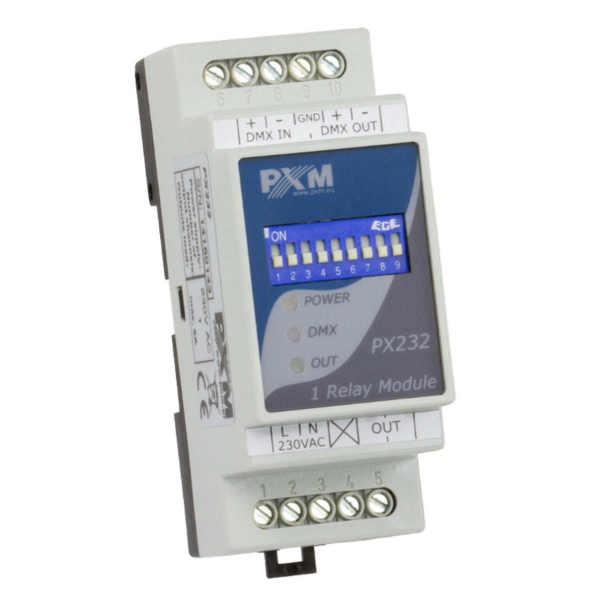 PXM PX232 1-Channel DMX/Relay Interface