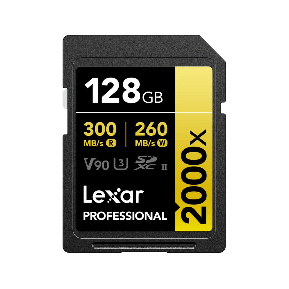 Lexar Professional GOLD Series 2000x SDHC/SDXC UHS-II Memory Card, 64GB