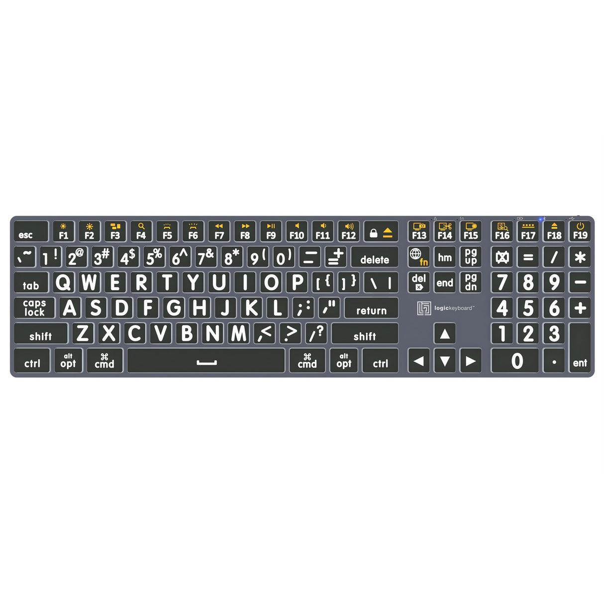 Logickeyboard Mac TITAN Large Print Slimline Keyboard