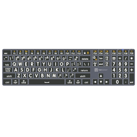 Logickeyboard Mac TITAN Large Print Slimline Keyboard