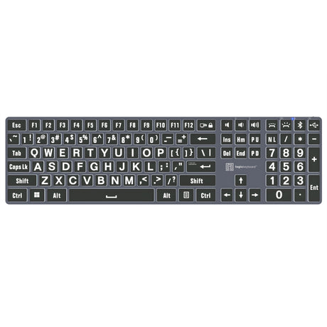Logickeyboard Windows TITAN Large Print Slimline Keyboard