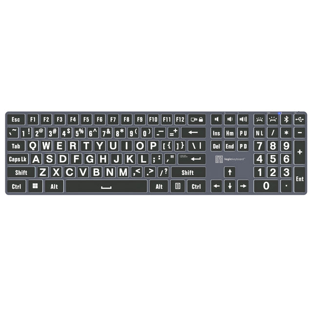Logickeyboard Windows TITAN Large Print Slimline Keyboard