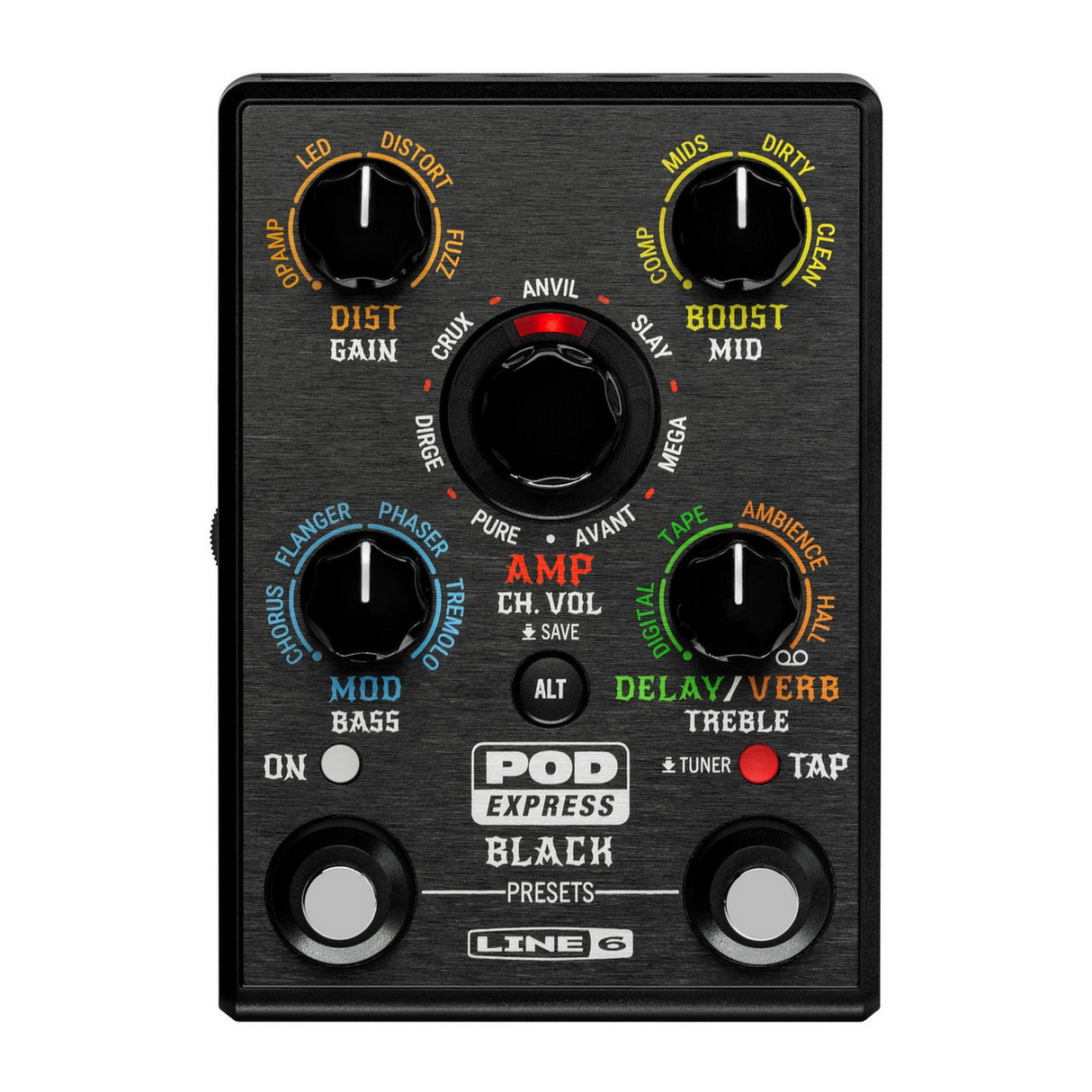 Line 6 POD Express Portable Guitar Amplifier Modeler Black