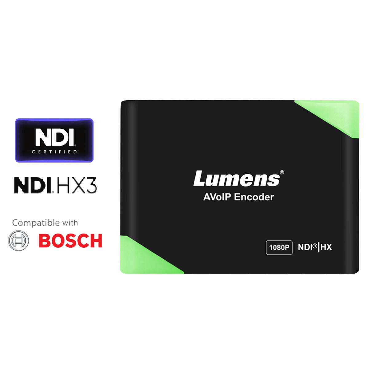 Lumens OIP-N40E Video to IP/ NDI HX HD Encoder