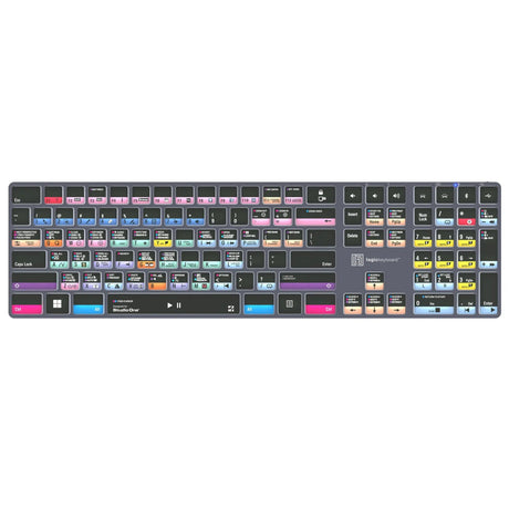 Logickeyboard TITAN Wireless Backlit Keyboard for Studio One US Windows