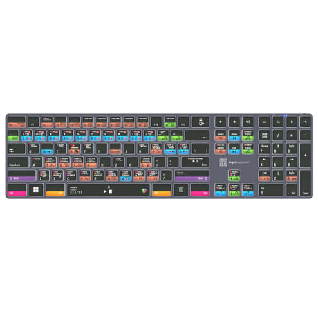 Logickeyboard TITAN Wireless Backlit Keyboard for Cockos Reaper US Windows