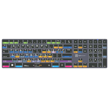 Logickeyboard TITAN Wireless Backlit Keyboard for Unreal Engine US Windows