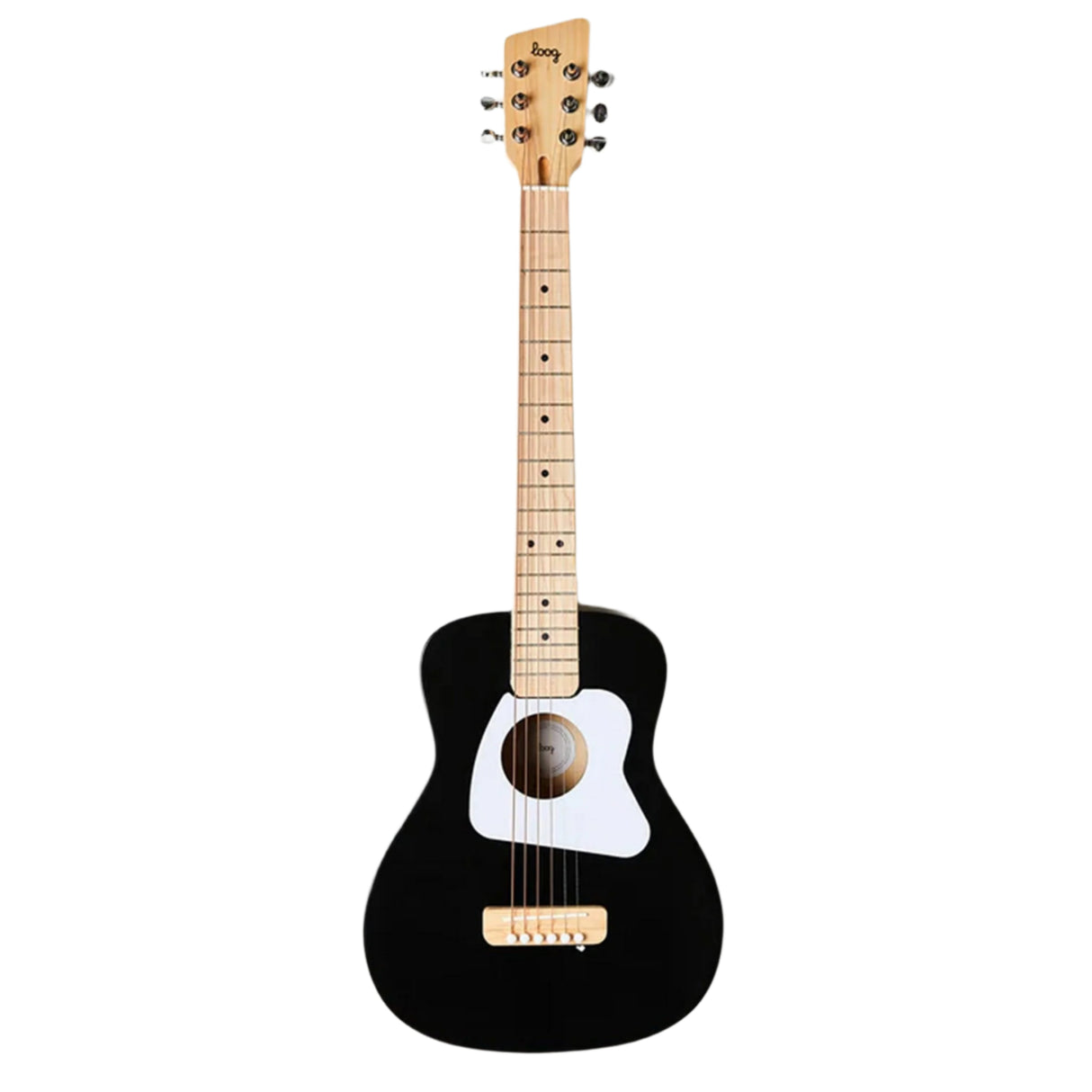 Loog Pro VI Acoustic Guitar for Beginners - Black - guitar