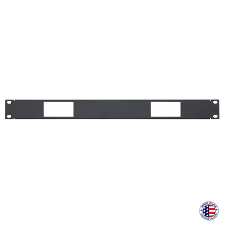 Lowell RPD 2H Horizontal Rack Panel Dual Device Mount