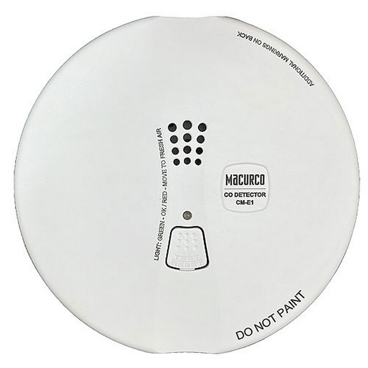 Macurco CM-E1R Security Series Carbon Monoxide CO Gas Detector