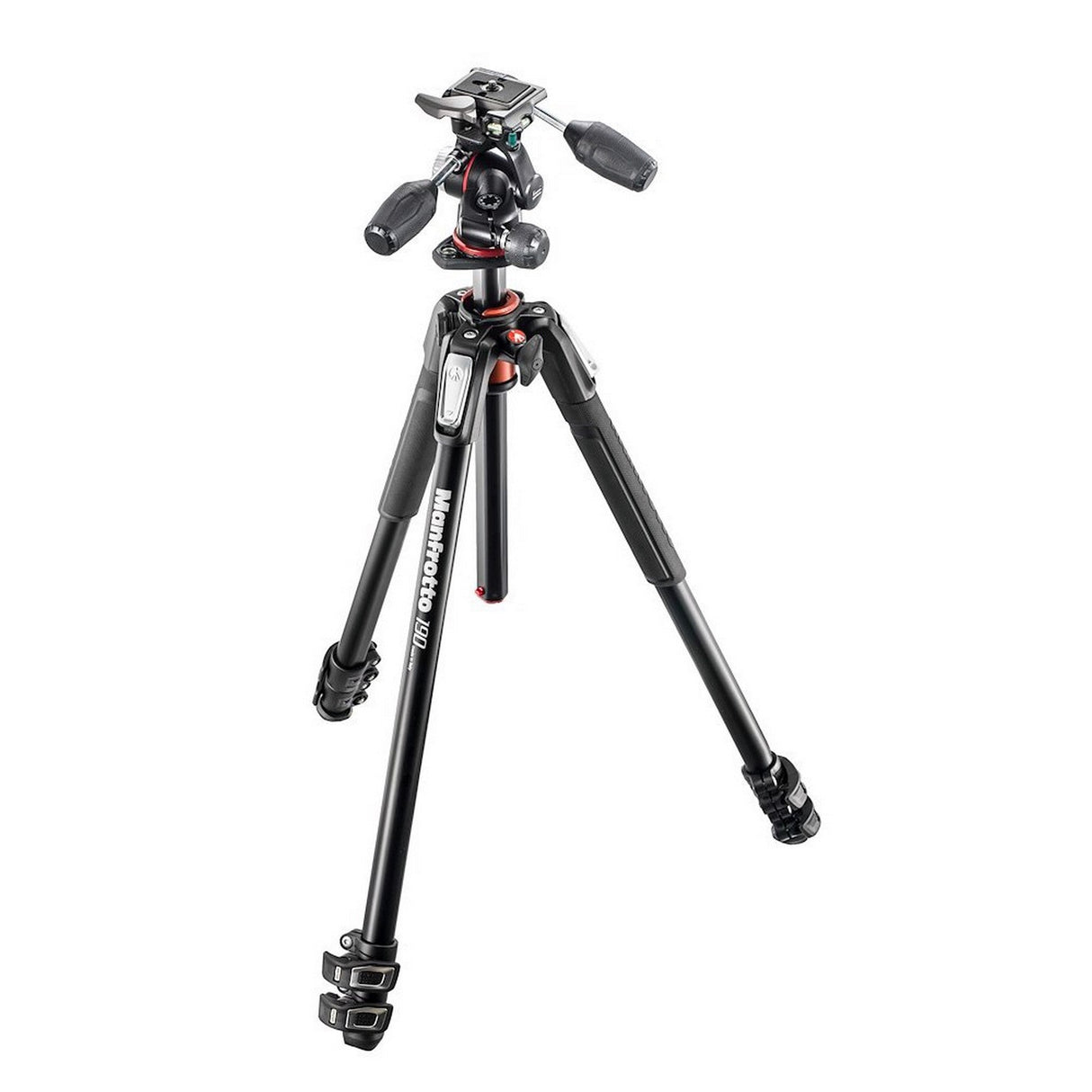Manfrotto MK190XPRO3-3W Aluminum 3 Section Tripod with Head
