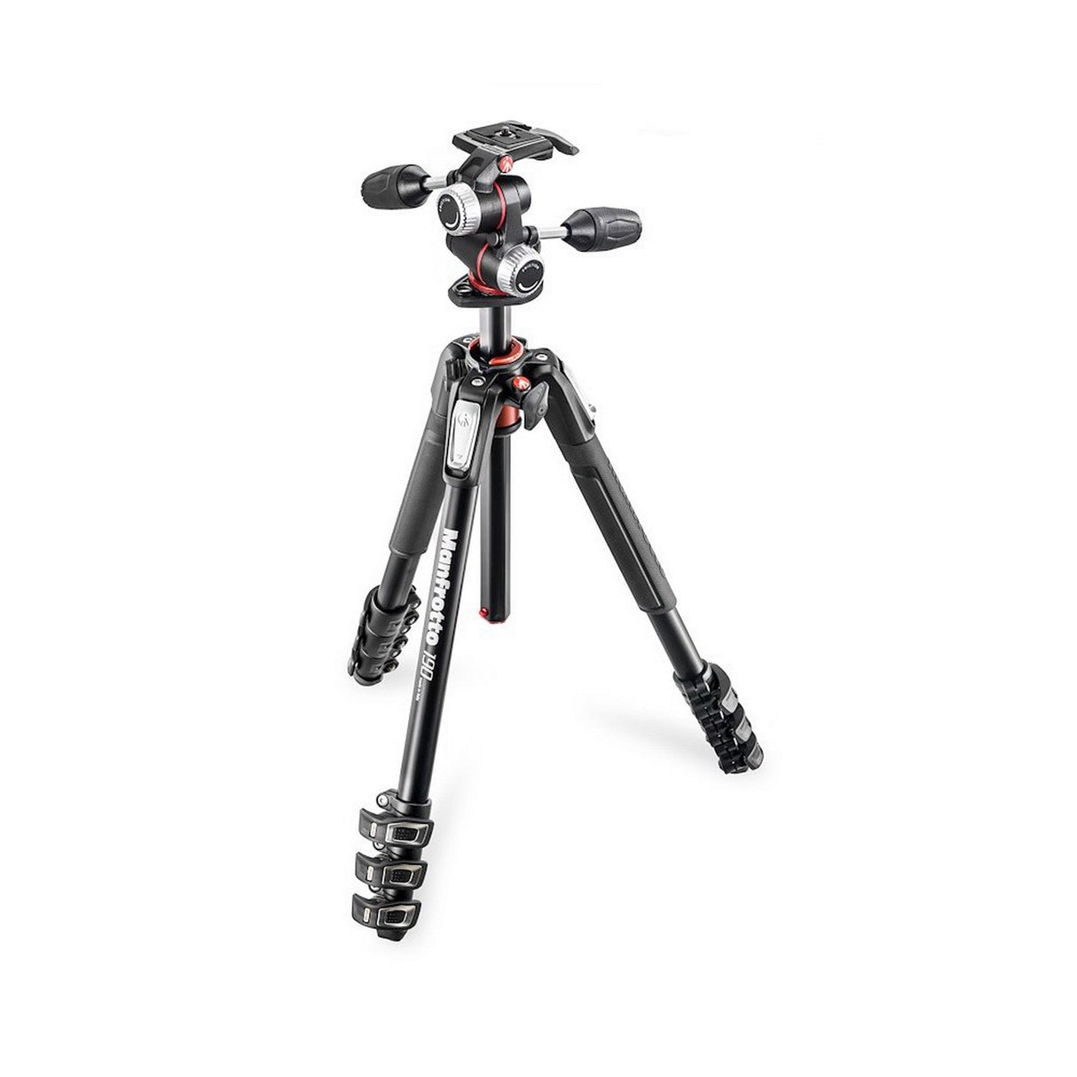 Manfrotto MK190XPRO4-3W Aluminum 4 Section Tripod with Head
