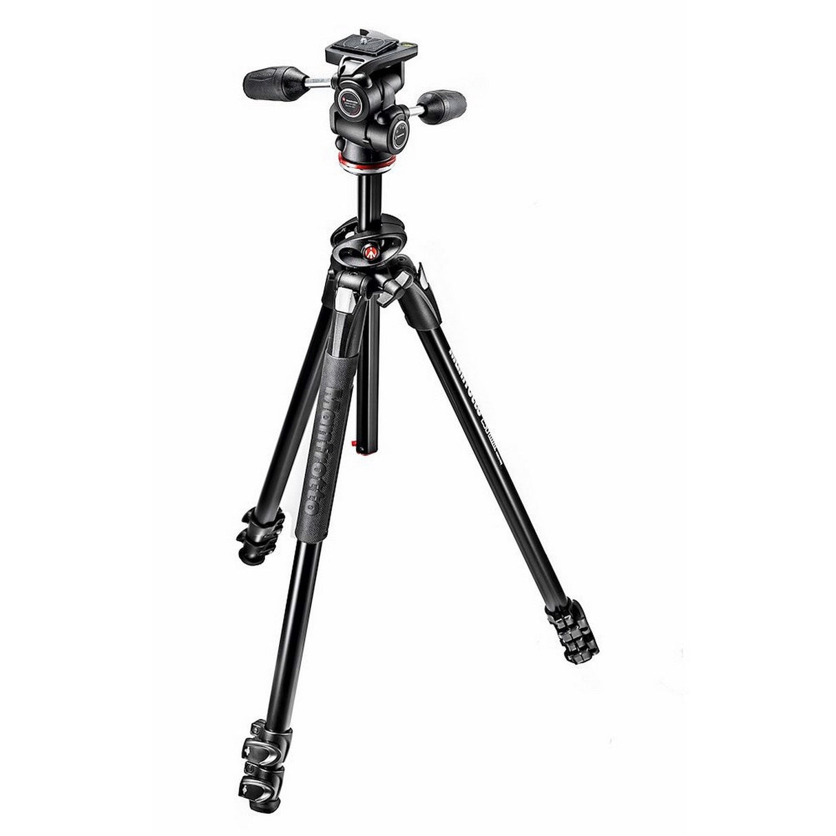Manfrotto MK290DUA3-3WUS Dual Kit Aluminum 3 Section Tripod with 3W Head