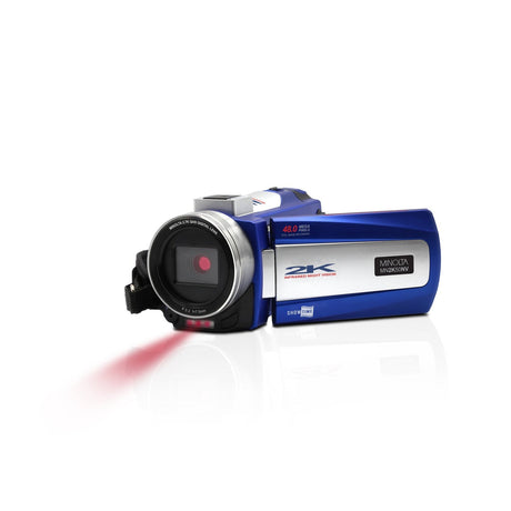 Minolta MN2K50NV 2.7K Ultra HD 48 MP Night Vision Camcorder Blue