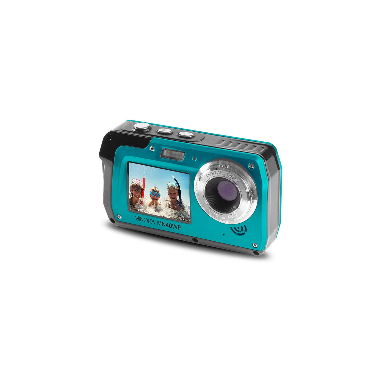 Minolta MN40WP 48 MP 2.7K Ultra HD Waterpoof Digital Camera Blue