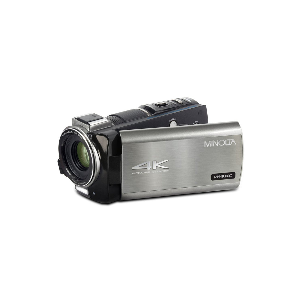 Minolta MN4K100Z 4K Ultra HD Camcorder with 10x Optical Zoom Gunmetal