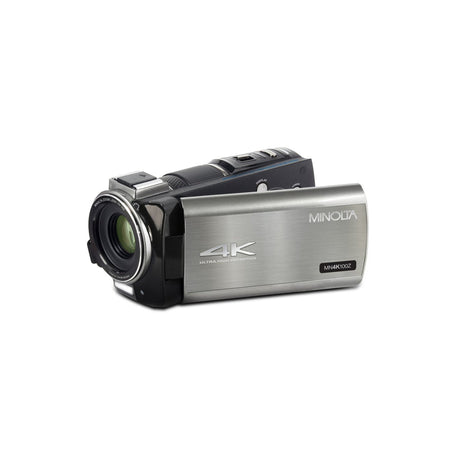 Minolta MN4K100Z 4K Ultra HD Camcorder with 10x Optical Zoom Gunmetal