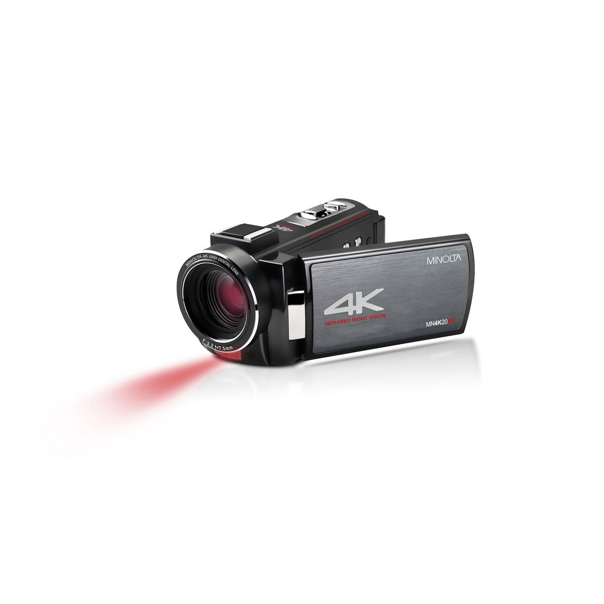 Minolta MN4K20NV 4K Ultra HD 30 MP Night Vision Camcorder Black