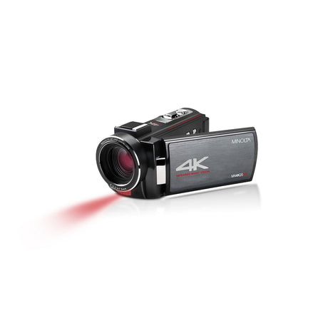 Minolta MN4K20NV 4K Ultra HD 30 MP Night Vision Camcorder Black