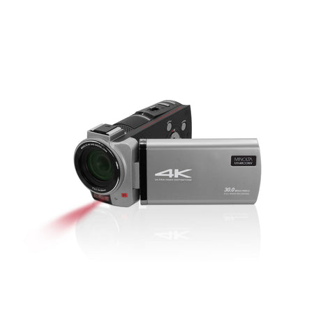 Minolta MN4K30NV 4K Ultra HD 30 MP Night Vision Camcorder Gunmetal