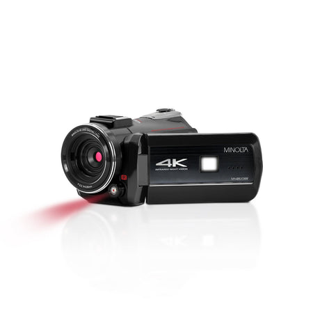 Minolta MN4K40NV 4K Ultra HD 30 MP Night Vision Camcorder Black