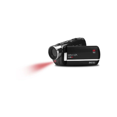 Minolta MN88NV 1080p HD 24 MP Night Vision Digital Camcorder Black